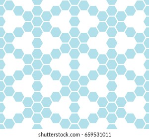 geometric hexagon seamless vector grid pattern background