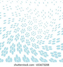 geometric hexagon seamless vector halftone pattern background