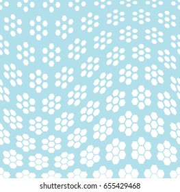 geometric hexagon seamless vector halftone pattern background