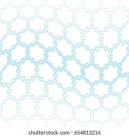 geometric hexagon seamless vector triangle halftone pattern background