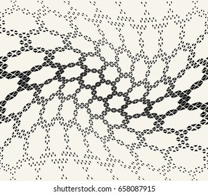 geometric hexagon seamless vector triangle halftone pattern background