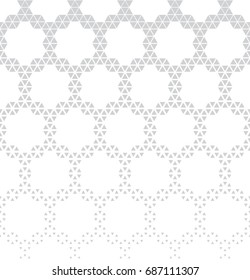 geometric hexagon seamless vector triangle halftone pattern background