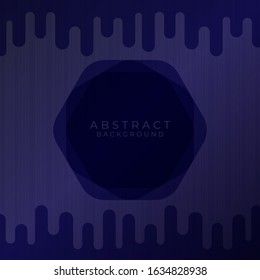 Geometric hexagon shape abstract background art water drop swag and line pattern backdrop. vector illustration.