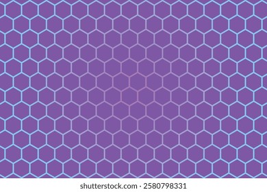 Geometric hexagon shape gradient color pattern banner design.