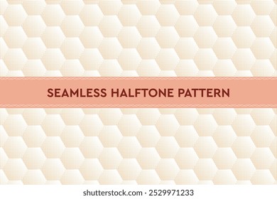 Patrones sin costuras de semitono de forma hexagonal geométrica. Patrón geométrico inconsútil Abstractas del arte de la línea. Ilustración de diseño de Vector minimalista.