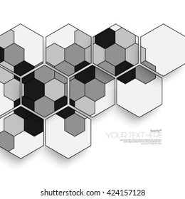 Geometric Hexagonal Layout/Design Cover Background