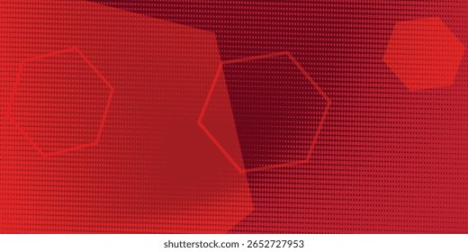 Forma hexagonal geométrica. Símbolo geométrico do heptagon. Traçado editável. Fundo de grãos pontilhados.