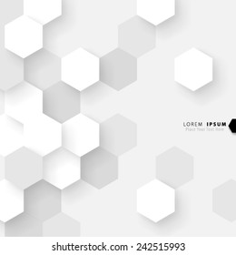 Geometric Hexagonal Shapes Background