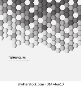 Geometric Hexagonal Shapes Background