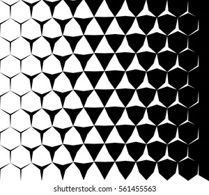 geometric hexagonal transformation background