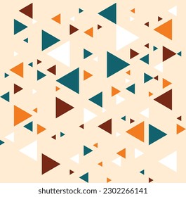 Geometric Hexagonal Triangle Pattern Background