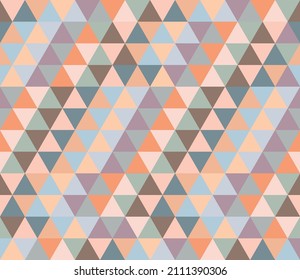 Geometrisches, sechseckiges, nahtloses Muster. Hochwertige Vektorgrafik. Perfekt für Textilien, Tapeten, Stoffe und Hintergründe.