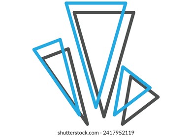 Geometric Highlight Note Sticker Design