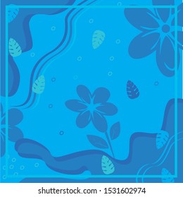 Geometric hijab design. Scarf pattern