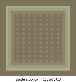 Geometric hijab design. Scarf pattern