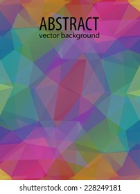 Geometric hipster retro background with place for your text.