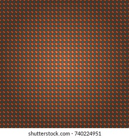 Geometric hipster tiles background. Vector illustration. Abstract retro seamless pattern of geometric shapes. Colorful mosaic backdrop in blue, orange and brown colors.