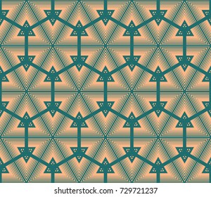 Geometric Hipster Triangle Seamless Pattern. Vector illustration. for design, presentation, wallpaper