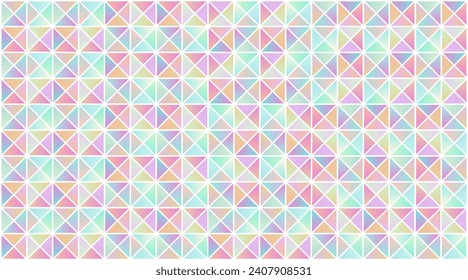 Geometric holographic abstract vector background, poster, banner, cover, wallpaper
