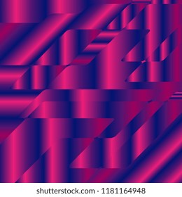 Geometric holographic foil abstract pattern background. Vector design