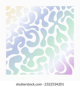 Geometric holographic frame shapes on a black background. Abstract backgrounds, patterns, cyberpunk elements in trendy psychedelic rave style. Retro-futuristic aesthetics of the 2000s.