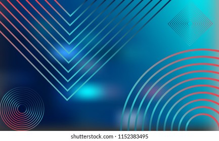 geometric Holography Background.  Futuristic gradient mesh . Vector minimalistic, Suitable For Wallpaper  Banner  Card  Book Illustration  Web Landing Page  and Other Related Creative