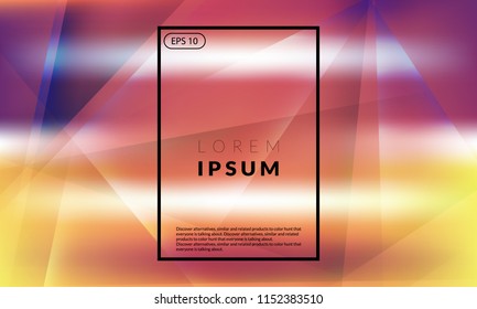 geometric Holography Background.  Futuristic gradient mesh . Vector minimalistic, Suitable For Wallpaper  Banner  Card  Book Illustration  Web Landing Page  and Other Related Creative