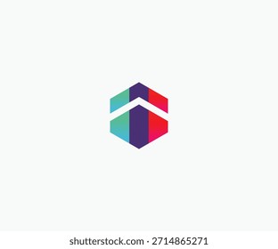 Geometric Home Design de logotipo de construção 