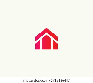 Geometric Home Design de logotipo de construção