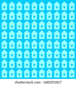 geometric home pattern, vector design illustration, eps 10