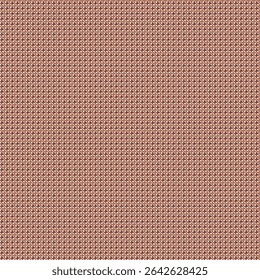 Padrão geométrico sem emenda marrom e branco com ornamento pied-de-poule. Design gráfico monocromático. Moderno minimalista fundo quadrado elegante. Motivo quadriculado vetorial para tecido, têxtil.