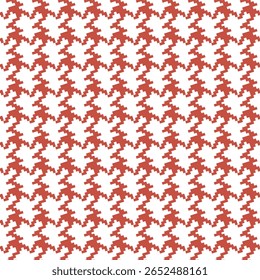 Motif géométrique harmonieux de pied-de-poule avec ornement pie-de-poule. Création graphique monochrome. Arrière-plan carré élégant minimaliste moderne. Image vectorielle motif à carreaux pour tissu, textile.