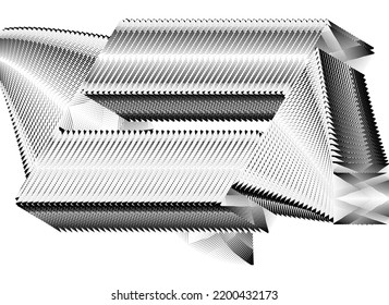 Geometric Hyperrealism Dynamic Futuristic Diffusion Halftone Background