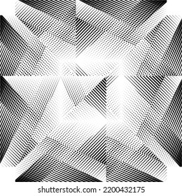 Geometric Hyperrealism Dynamic Futuristic Diffusion Halftone Background