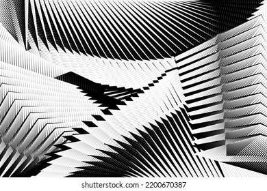 Geometric Hyperrealism Dynamic Futuristic Diffusion Halftone Background