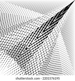 geometric hyperrealistic dynamic futuristic halftone background abstract pattern