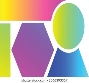 geometric icon art shape design ILLUSTRATION