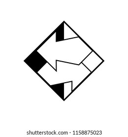 Geometric icon, sign for the logo