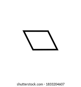 ilustración de símbolo de vector de icono geométrico