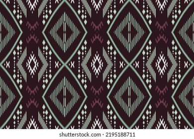 Geometric ikat design ethnic pattern background In the tribal native style which is Ikat Aztec embroidery. design ornaments Printed fabric, background, rug, carpet, wallpaper, pillow,