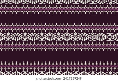 Geometric Ikat Embroidary Lace Pattern. Design for textile, Print on demand.