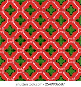 Geometric Ikat floral seamless pattern traditional. Aztec tribal ornament print. Design for background, wallpaper, vector, illustration, fabric, clothing, carpet, batik, embroidery, tile, rug.