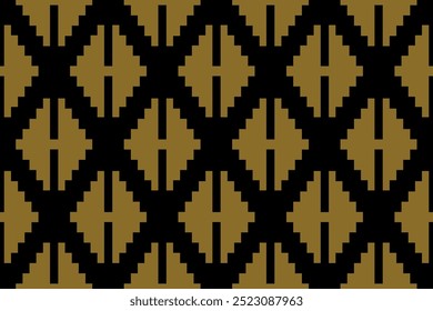 Padrão geométrico ikat sameless design tribal tradicional padrões geométricos design estilo afican para plano de fundo, tapete, roupas, envoltório, vetor, padrões afican, tecido, moda, papel de parede, decoração, têxteis