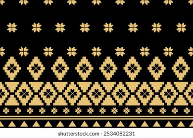 Patrón sin fisuras ikat geométrico diseño tribal tradicional patrones geométricos diseño de estilo afican para el fondo, alfombra, ropa, envoltura, Vector, patrones afican, tela, moda, Fondo de pantalla, decoración, textiles