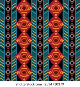 Geometric ikat sameless pattern traditional tribal design geometric patterns afican style design for background ,carpet,clothing,wrapping,vector,afican patterns,fabric,fashion,wallpaper,decor,textiles
