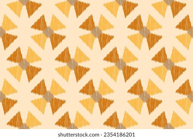 Geometric ikat seamless pattern. Modern ethnic traditional pattern. design for fabric,clothing,carpet,background,wallpaper