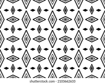 Geometrisches Ikat.Tribal ethnisch nahtloser gestreifter Vektorgrafik. Gewebe, Papier, Wrap. Abstrakter Hintergrund