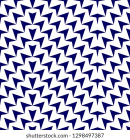 Geometric illusion abstract seamless pattern vector illustration for fashion textile print and wallpaper