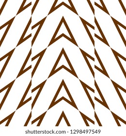 Geometric illusion abstract seamless pattern vector illustration for fashion textile print and wallpaper