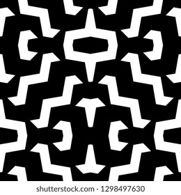 Geometric illusion abstract seamless pattern vector illustration for fashion textile print and wallpaper